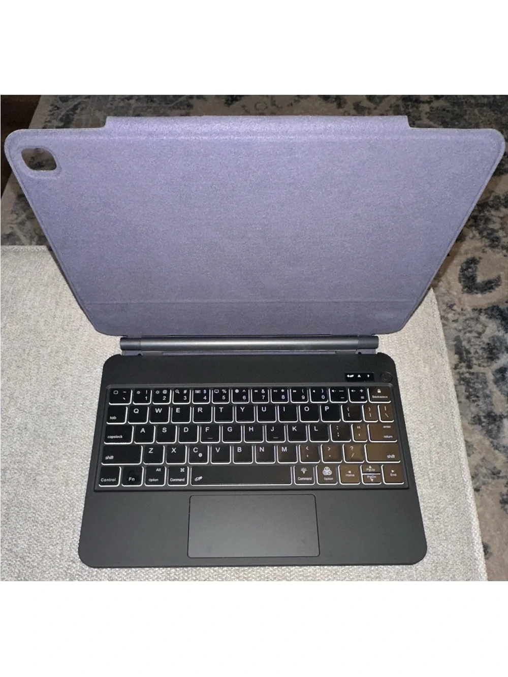 TabletKeyer iPad 10.2 7th 8th 9th Gen Air 3rd Gen Magnetic Keyboard Backlit Case